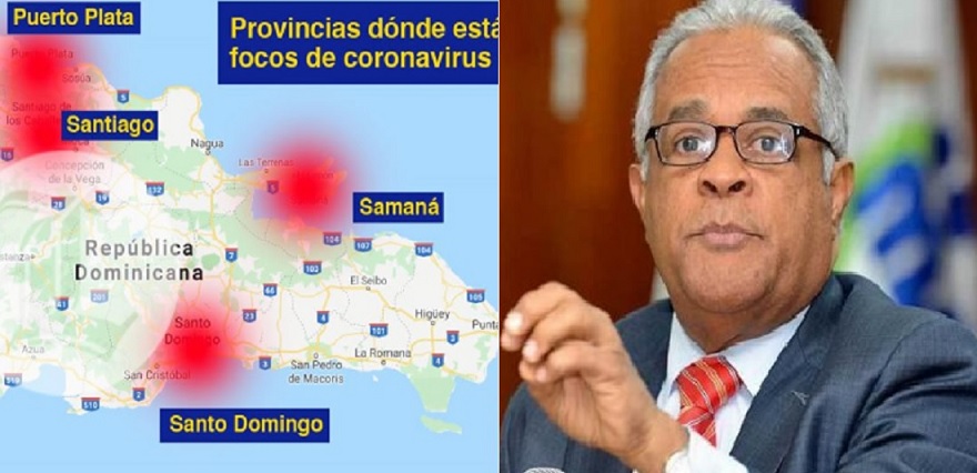 Revelan lugares del país donde más crece el Coronavirus