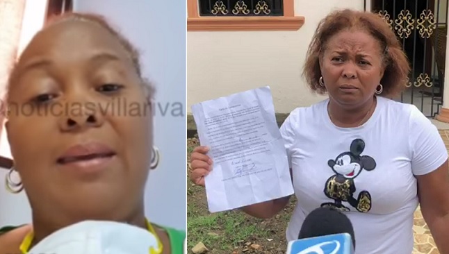Oraida Herrera envía un video desde área de aislamiento