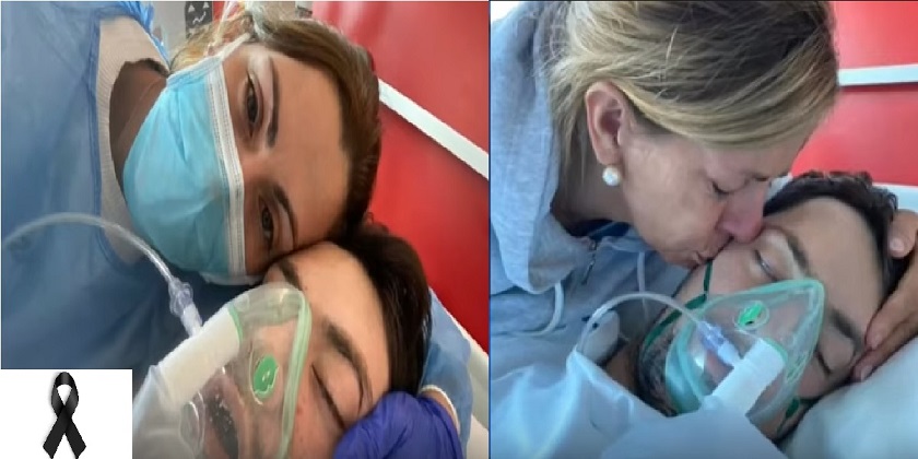 El dolor de una madre al ver fallecer por coronavirus a su hijo