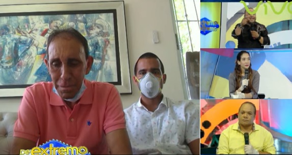 La emoción del Doctor Cruz Jiminián al escuchar la dedicación de dos canciones