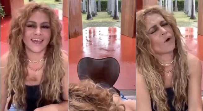 Videoconferencia bochornosa de Paulina Rubio con sus fans