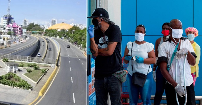 Estos son los barrios de Santo Domingo con más casos de coronavirus