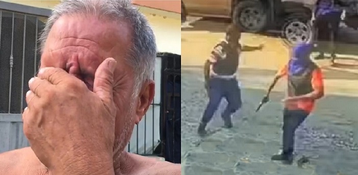 “Vinieron cinco tipos armados, no pude hacer nada” Hombre llora ante la delincuencia