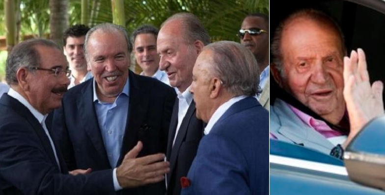 El rey emérito español Juan Carlos I viajó por tierra a Portugal y desde allí se exilió en República Dominicana