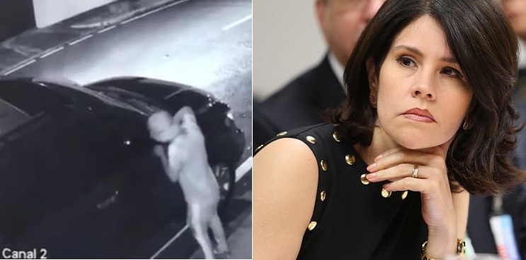Roban retrovisores a vehículo de Alicia Ortega en el toque de queda