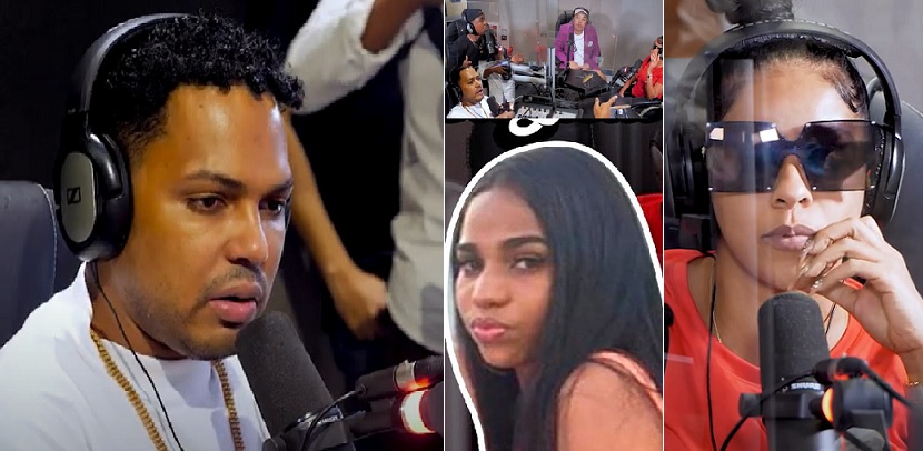 Alofoke entrevista prima de joven que le rociaron ácido del diablo
