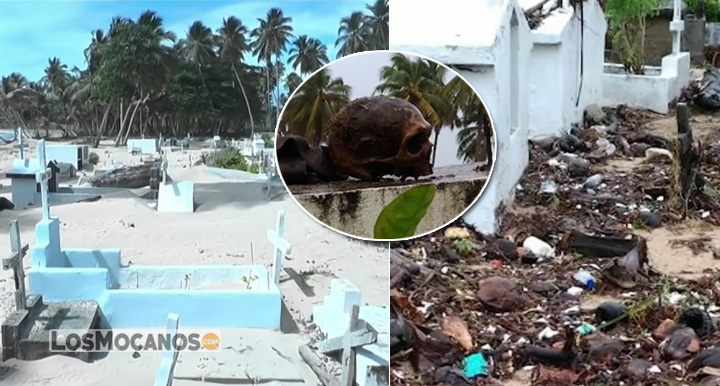 La playa que desentierra cadáveres en Cabrera República Dominicana