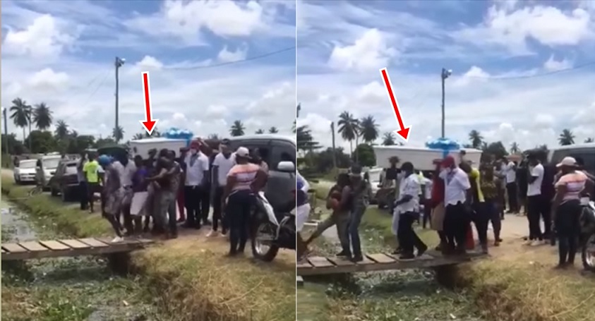 Le daban el último adiós a un ciudadano haitiano