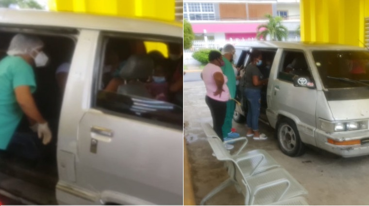 Mujer da a luz en guagua del transporte en Azua