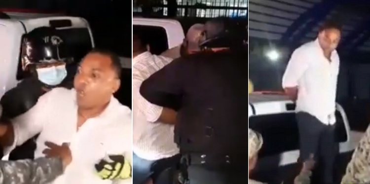 Apresan empresario Vegano en el toque de queda y armó tremendo lío