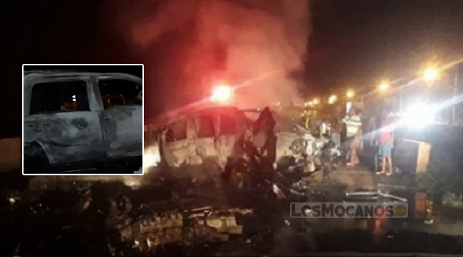 Cuatro personas pierden la vida en un accidente en la autopista Duarte