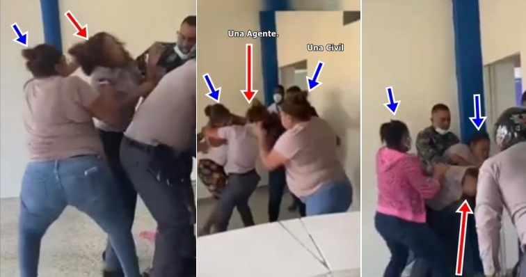 Se arma tremenda disputa en destacamento de Santo Domingo Este