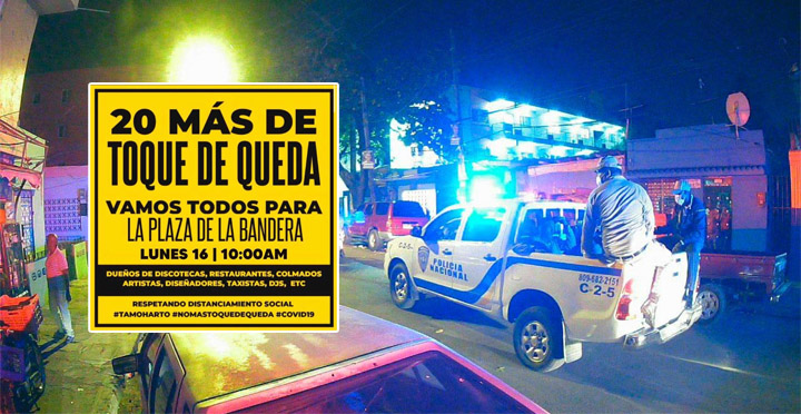 Convocan a protesta en la Plaza de la Bandera en rechazo al toque de queda