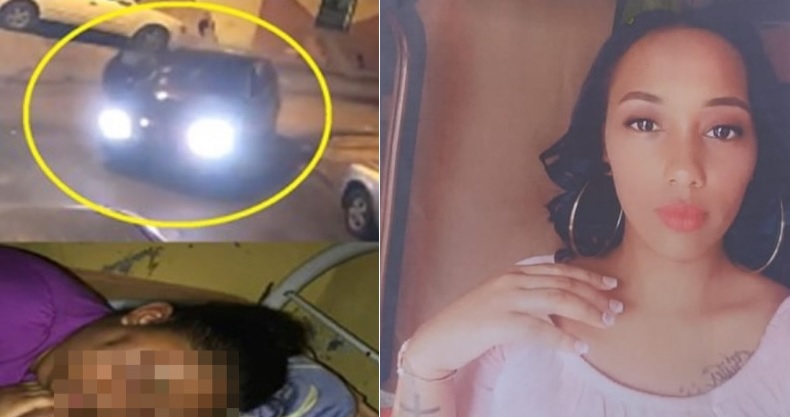 Momento que hombre lanzó del vehículo a expareja; quien murió tras golpiza