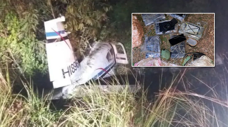 Un muerto al estrellarse avioneta cargada de droga en Pedernales