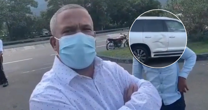 Video: El Torito sufre accidente en Bonao