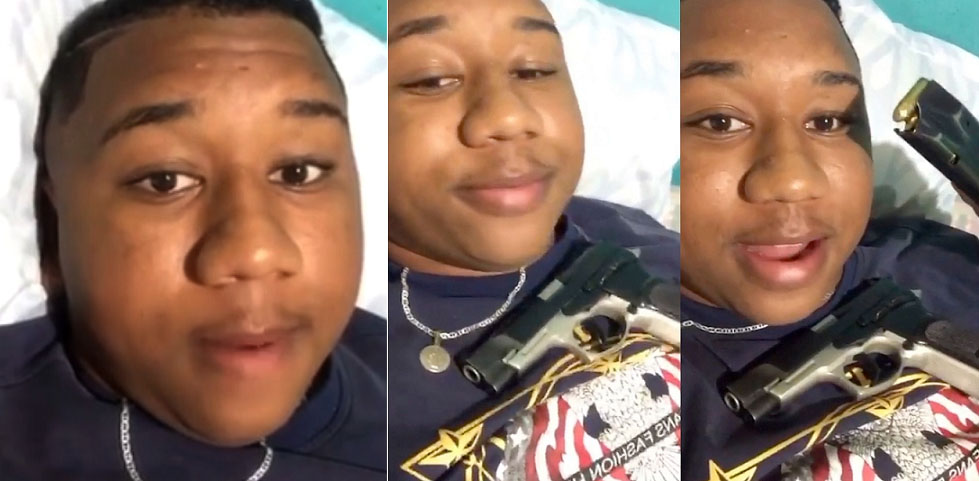 Joven con arma amenaza con salir este 31 de diciembre