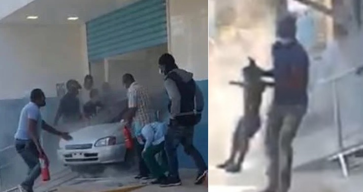 12 personas heridas en centro de salud mientras esperaban turno en SDN