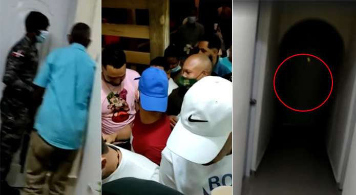Policía Nacional sorprende multitud en un hotel en Ocoa