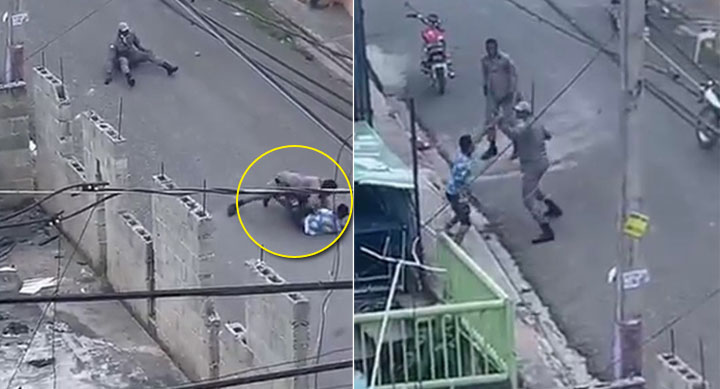 Joven desarma a un agente de la Policía Nacional en un enfrentamiento