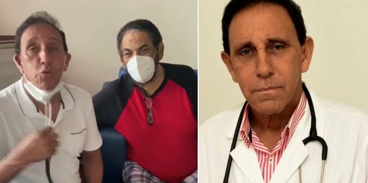 Cruz Jiminián visita a Jack Veneno tras ser operado de cáncer