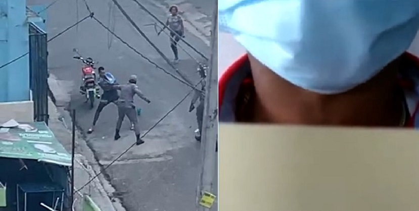 Habla joven que desarmó a dos policías en medio de una trifulca