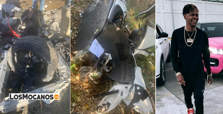 Muere cantante urbano Kitah en accidente en un McLaren blanco