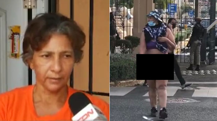 Mujer que protestó frente al Palacio Nacional ‘hice eso acorralada por las deudas’