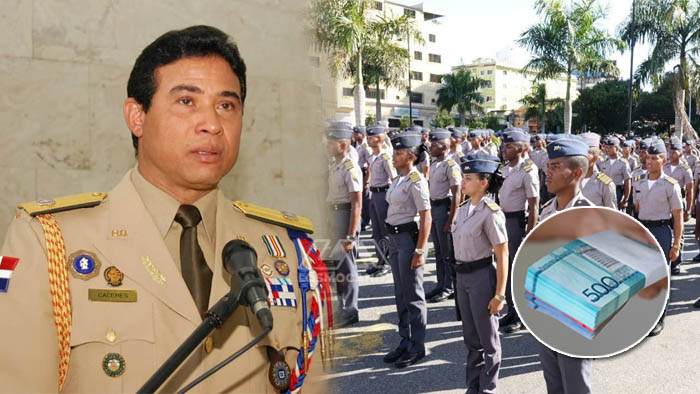 General Cáceres cobraba porcentaje de sueldos de cientos de policías y militares