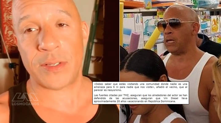 Vecinos de Vin Diesel en República Dominicana, se quejan de los abusos del personal de seguridad del actor