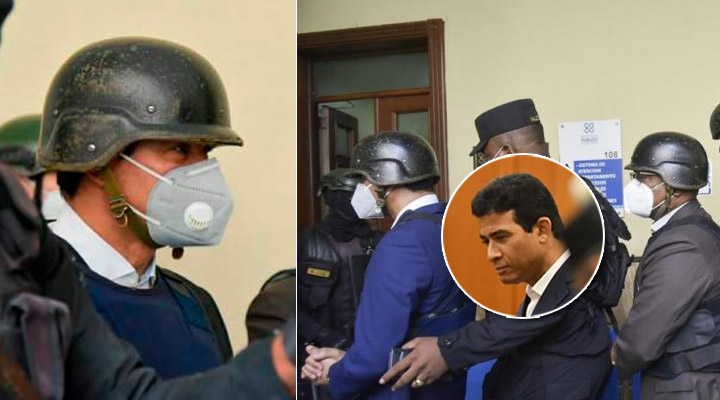 Mayor general Cáceres y otros del caso Coral no tienen derecho a aire acondicionado; una hora de sol