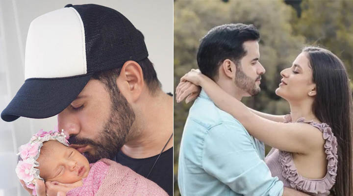 El cantante Manny Cruz muestra el rostro de su hija 'Montserrat, mi gran bendición'