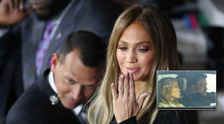 Dicen que A Rod buscó a Jennifer López molesto, por su viajecito con Ben Affleck y y a la diva no le importó