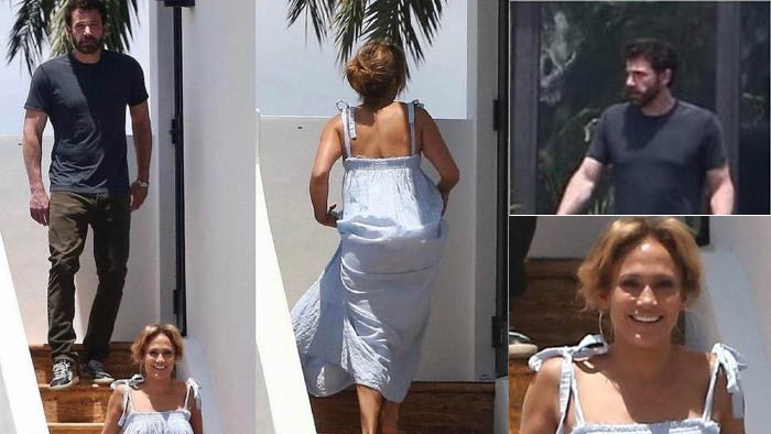 JLo y Ben Affleck captados juntos en Miami Florida
