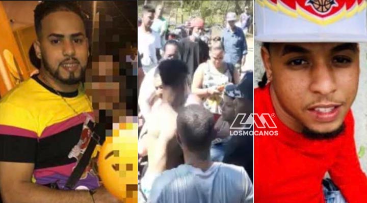 Dos muertos y un herido en Moca durante riña por presuntas armas de fuego