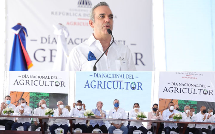 Presidente Abinader en Moca: Gobierno aumenta producción de alimentos y garantiza soluciones en el sector