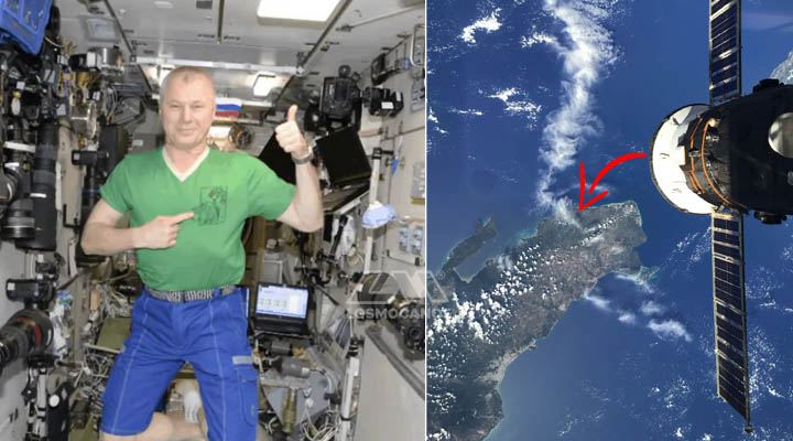 Un astronauta ruso elogió la belleza de República Dominicana