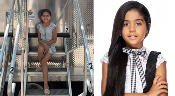 Niña dominicana de 10 años llega a Hollywood