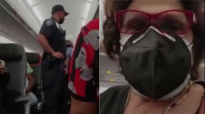Bajan de un avión a la periodista Consuelo Despradel