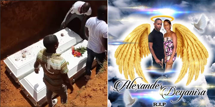 Sepultan esposos que perdieron la vida en Yamasá