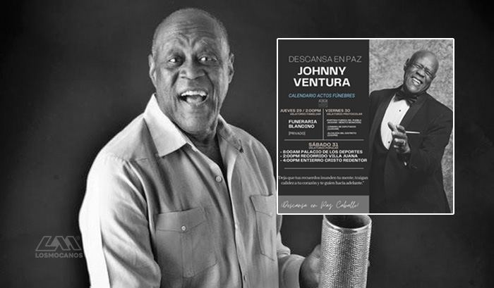 Actos funerales de Johnny Ventura empiezan hoy en la Blandino