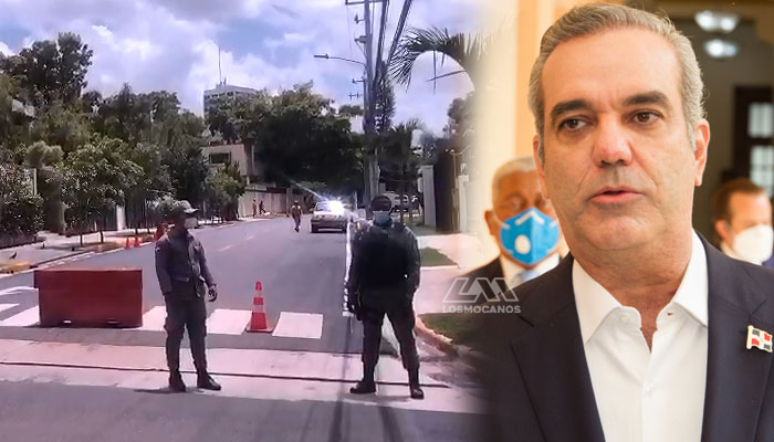 Refuerzan seguridad de la residencia del presidente Luis Abinader