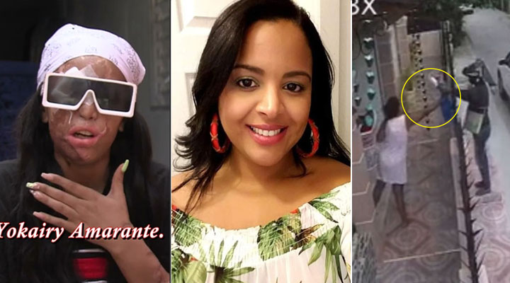 Reacción de Yokairy Amarante por joven rociada con ácido del diablo en Salcedo