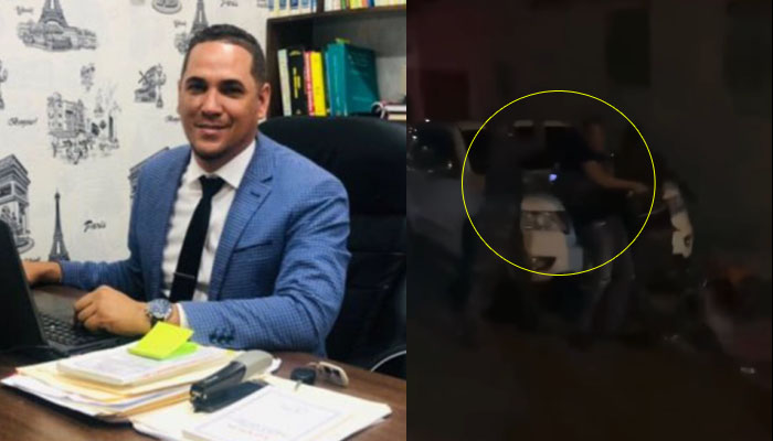 Revelan el video completo del momento que abogado es ultimado por un policía