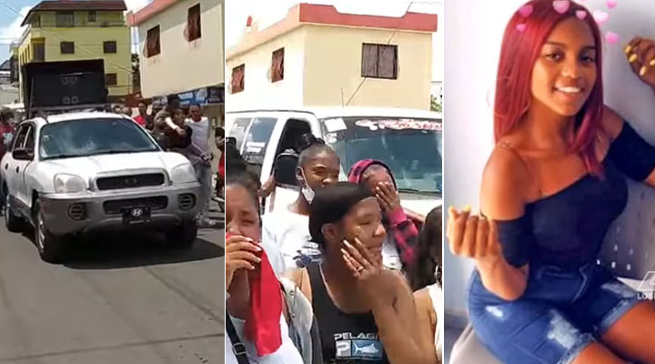 Sepultan a Natali Fermín; joven ultimada por celos en Moca