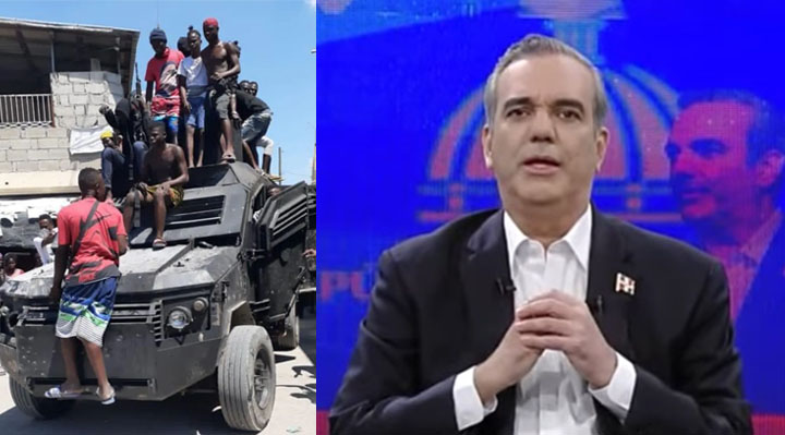 Abinader le recomienda a las bandas de Haití que no entren a la República Dominicana