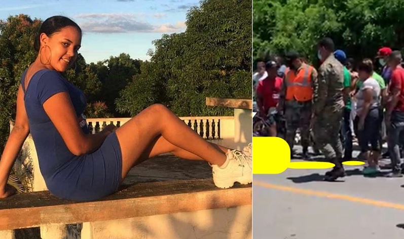 Joven sufre ataque de epilepsia en plena calle y guagua le pasa por encima en Santiago