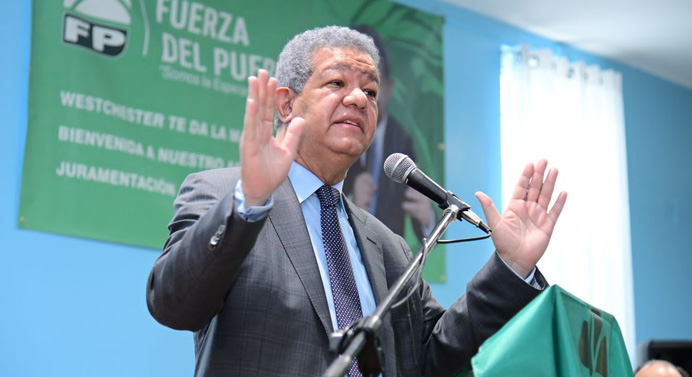 Leonel Fernández 'En la Fuerza del Pueblo, jamás va a penetrar el dinero del narcotráfico'