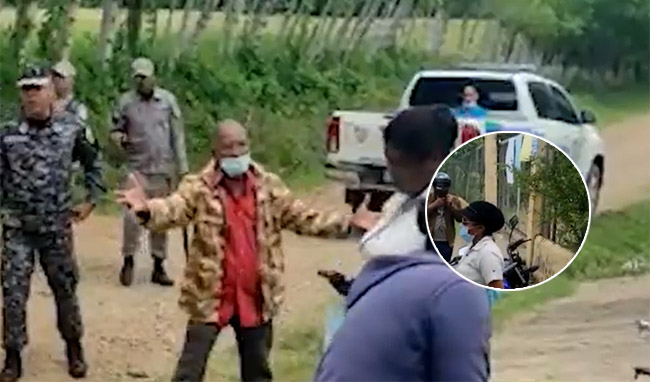 Policía Nacional apresa a profesor que protestó por arreglo de escuela en El Seibo