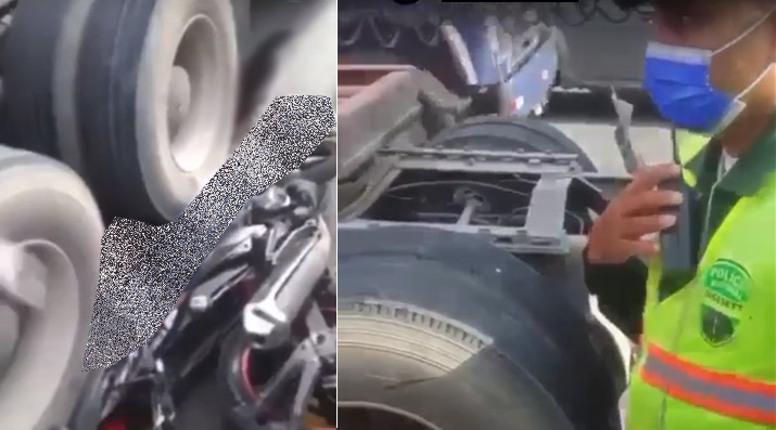 Motorista pierde la vida arrollado por una patana en el Distrito Nacional